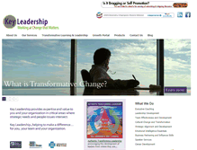 Tablet Screenshot of keyleadership.com